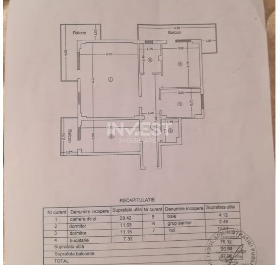 Apartament Modern cu 3 camere, etaj 3, 97 mp, Selgros - 6