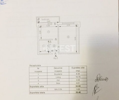 Apartament 1 camera, decomandat, bloc 2016 - 10