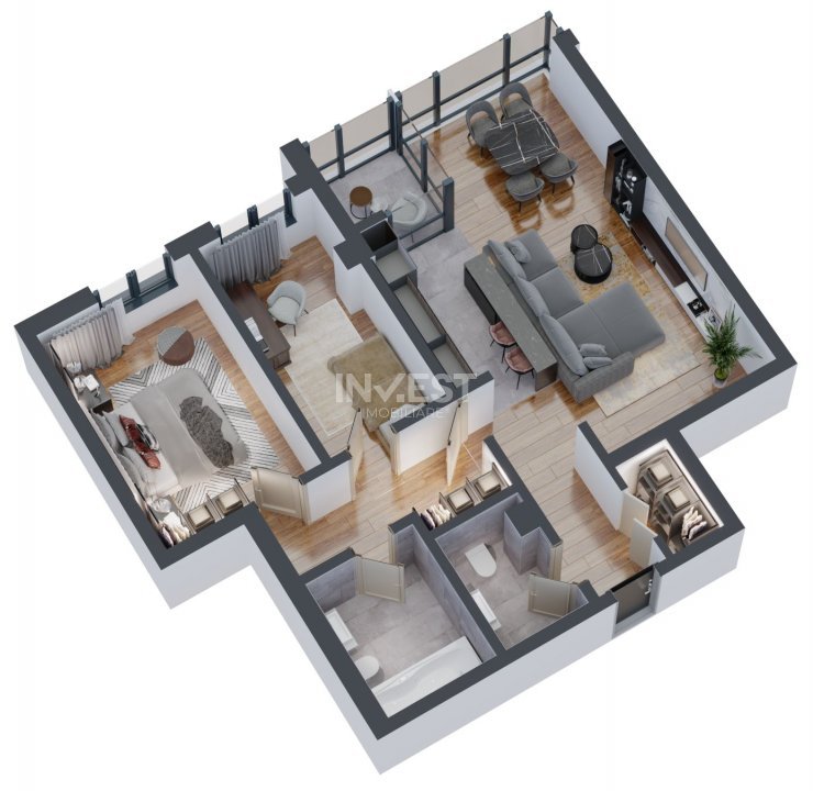 3 CAMERE DECOMANDAT 82MP IASI - 3
