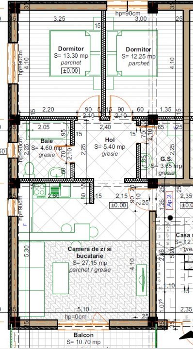 LIBER! 3 CAMERE+GRADINA+2 LOC PARCARE - 16