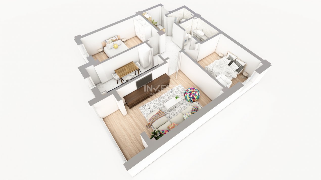 COMISION 0% ! 3 CAMERE BLOC NOU POPAS PACURARI - 3
