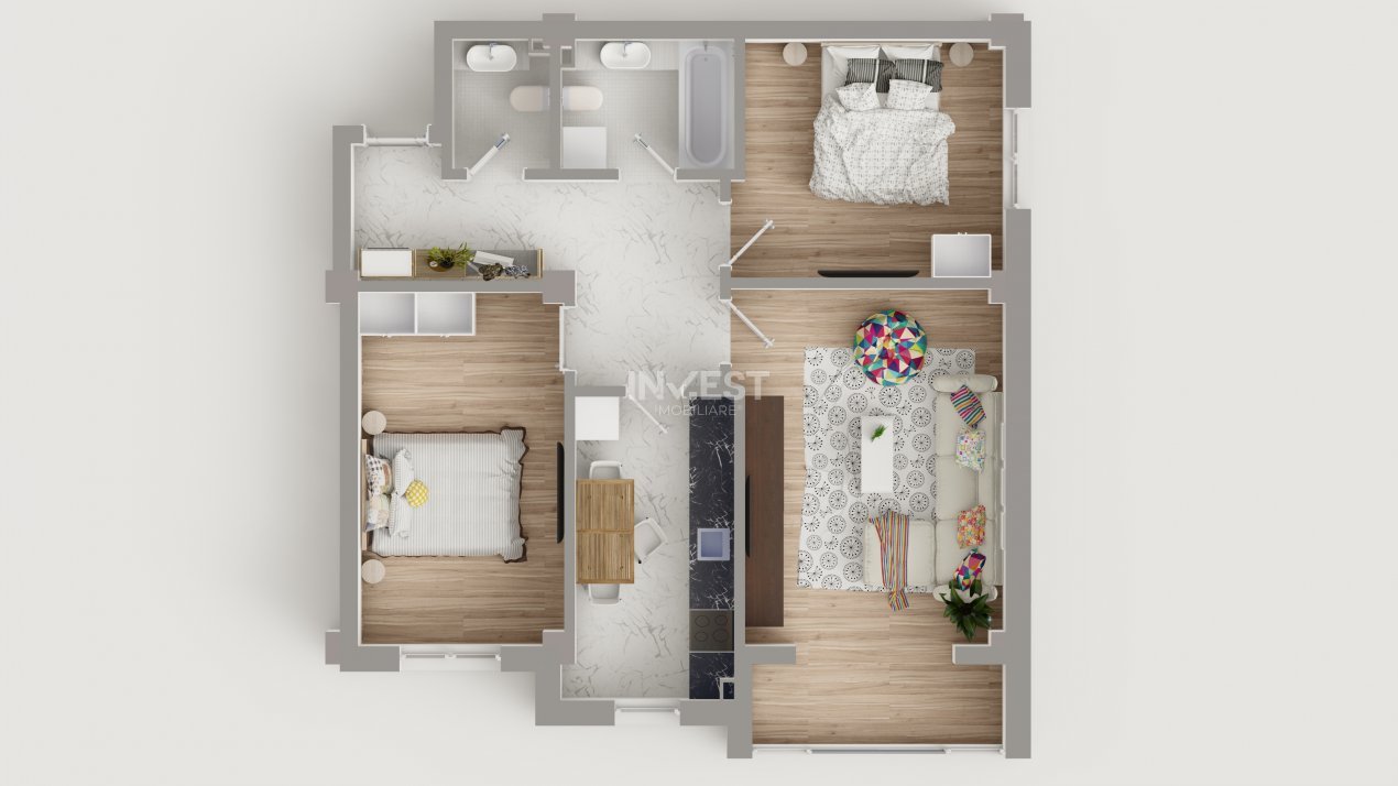 COMISION 0% ! 3 CAMERE BLOC NOU POPAS PACURARI - 5