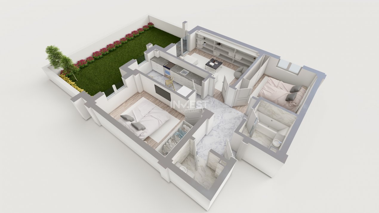 COMISION 0% ! 3 CAMERE CU GRADINA POPAS PACURARI - 4