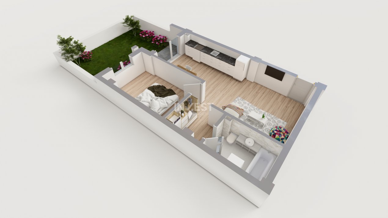 COMISION 0% ! 2 CAMERE CU GRADINA 37MP POPAS PACURARI - 4