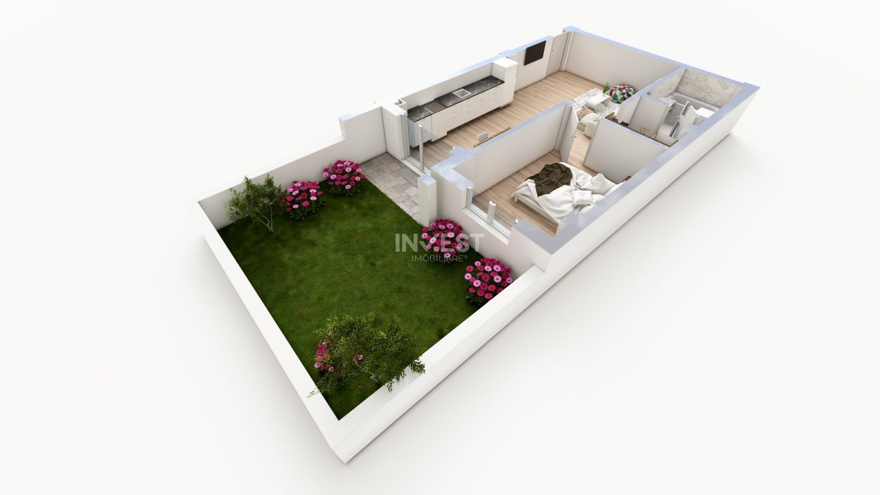 COMISION 0% ! 2 CAMERE CU GRADINA 37MP POPAS PACURARI - 2