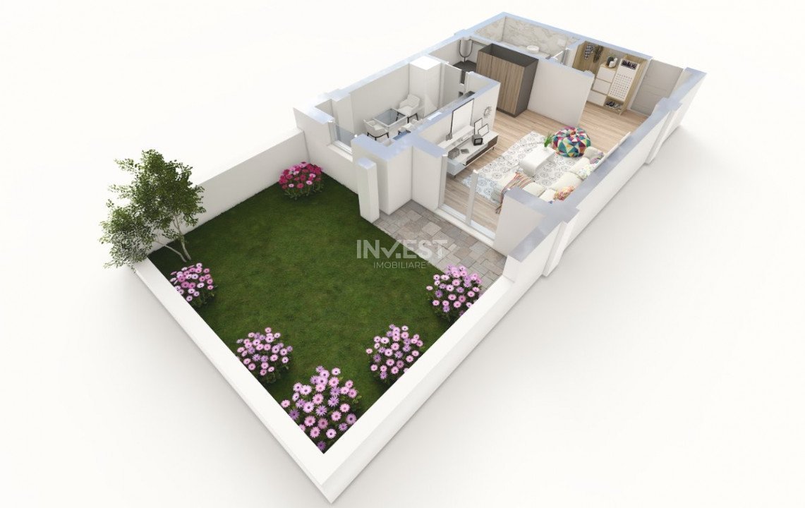 COMISION 0% ! 1 CAMERA CU GRADINA 35MP POPAS PACURARI - 2