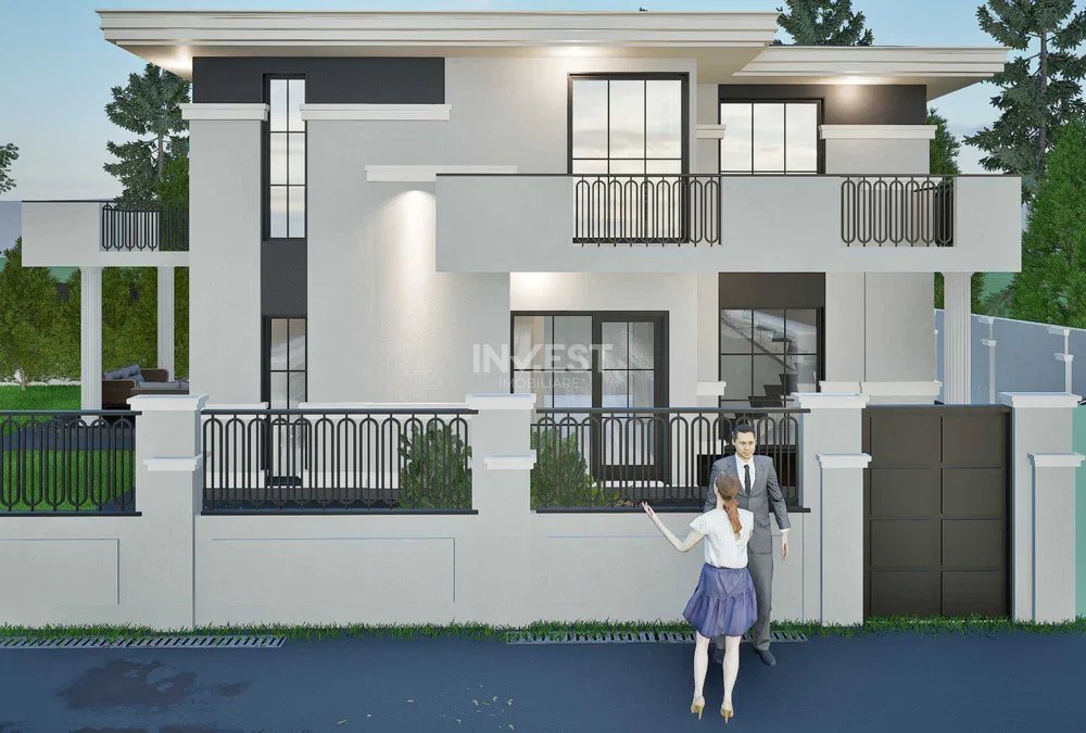 VILA DE LUX  , 4 CAMERE , VALEA ADANCA , ZONA PEPINIEREI , 500 MP DE TEREN - 7