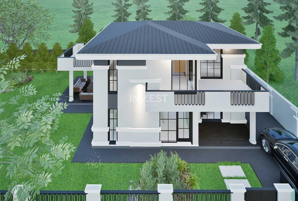 VILA DE LUX  , 4 CAMERE , VALEA ADANCA , ZONA PEPINIEREI , 500 MP DE TEREN - 10