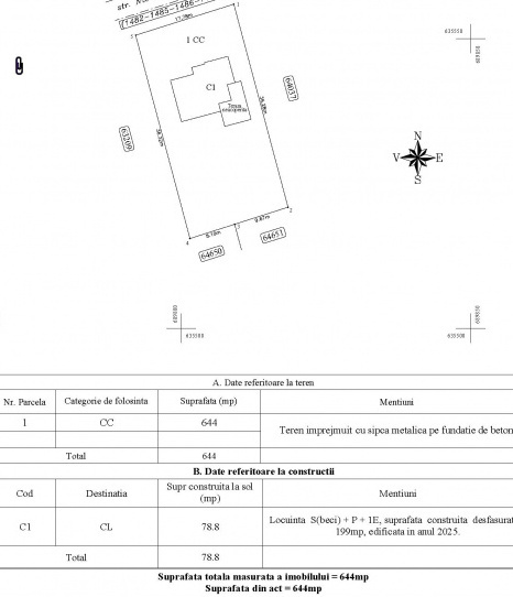 Casa individuala cu beci, 3 bai, 644mp teren. zona Popas Pacurari - 14