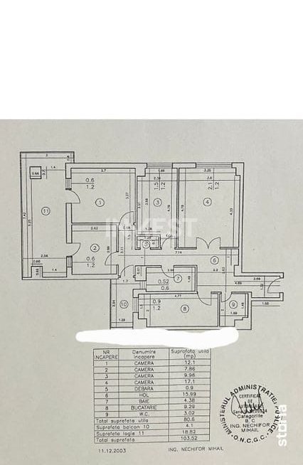 Centru Civic- Palas Mall- apartament 4 camere  - 12
