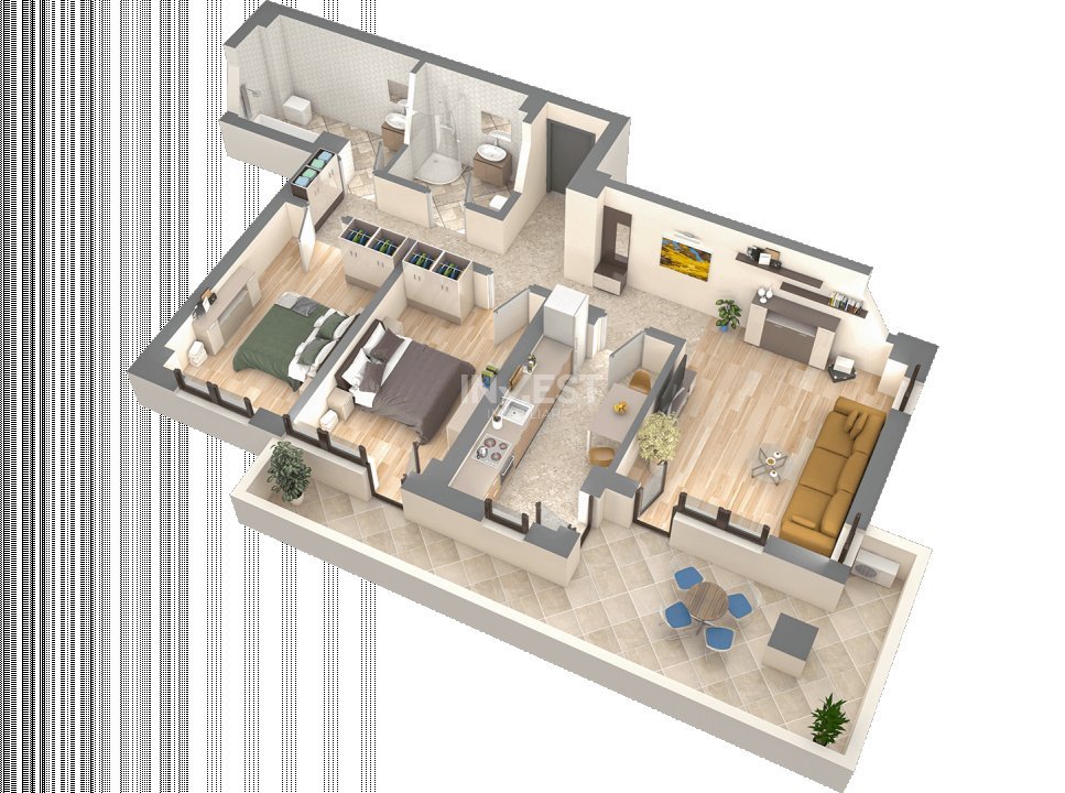 *UNIREA TOWERS* APARTAMENT 3 CAMERE - DECOMANDAT - 3