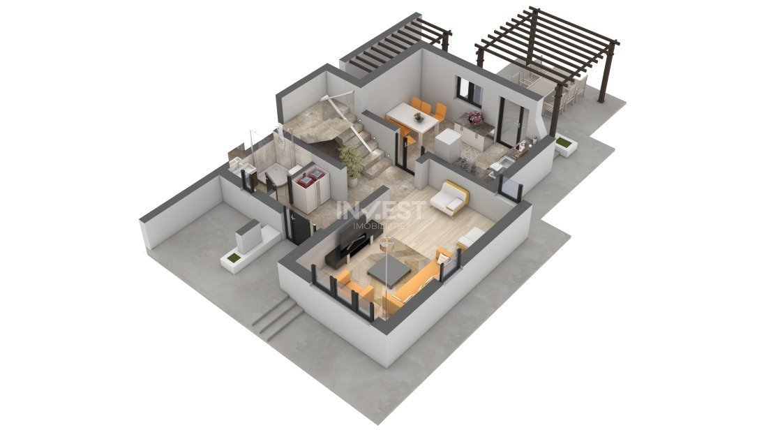 CASA PREMIUM CU 4 CAMERE TIP DUPLEX ,  PLATOU GALATA - 3