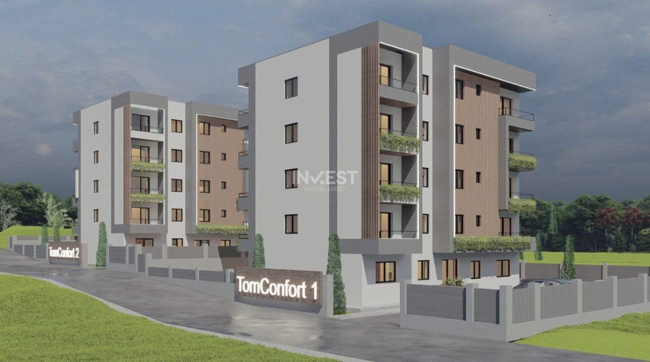 *TOM CONFORT* Apartamente de vânzare cu 2 camere ȘI GRĂDINĂ  - 3