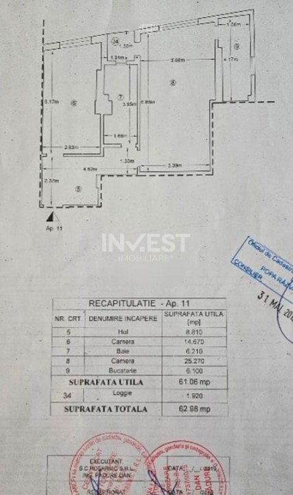 APARTAMENT 2 CAMERE - BLOC NOU - PALAS MALL  - 3