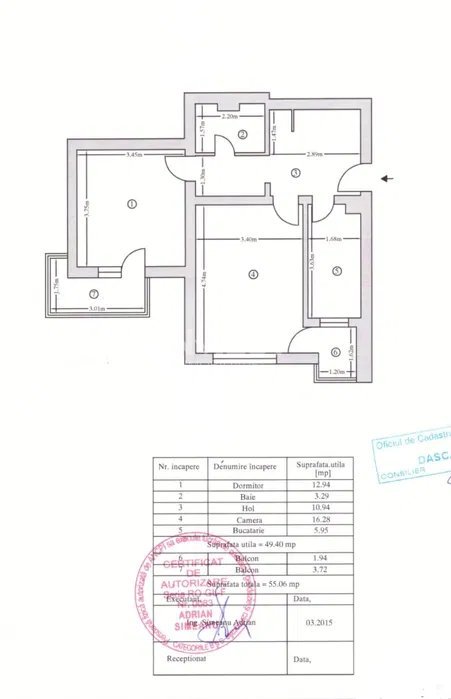 Apartament 2 camere, decomandat, zona Moara de Foc, Iasi - 8