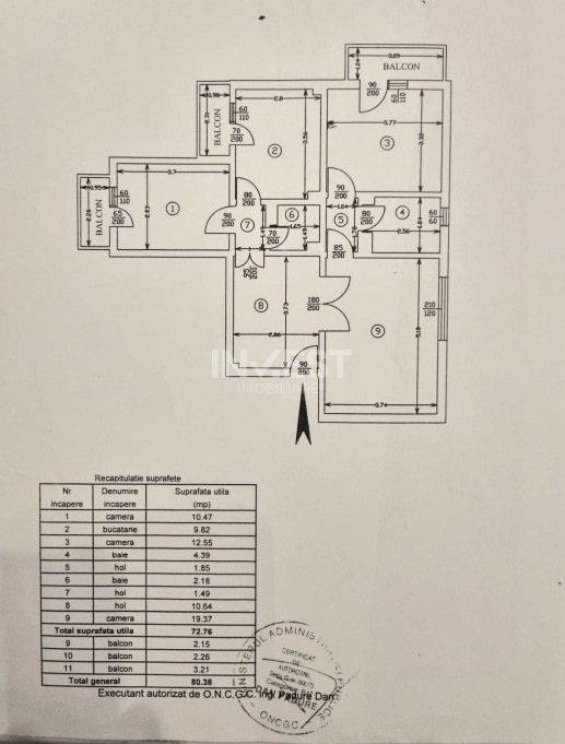Apartament 3 camere si 2 bai, zona Moara de Foc, Iasi - 8