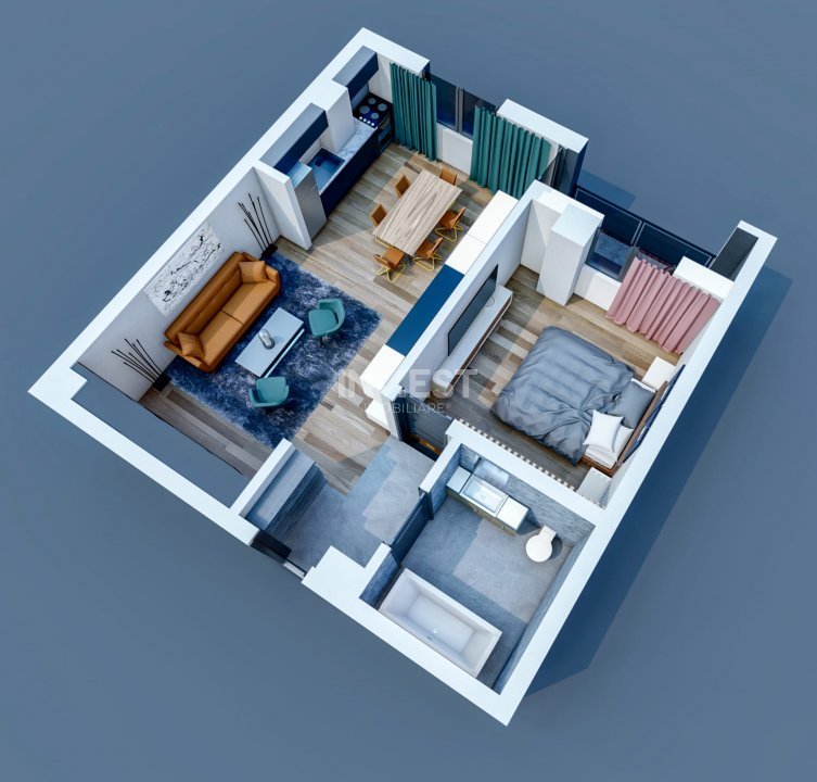 Apartament NOU 2 Camere *Open Space* Vișan