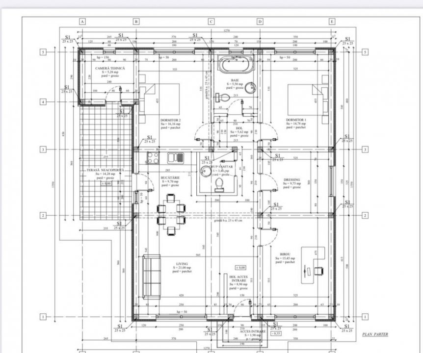 Casă Plan Parter 4 camere/120mp utili *Arhitectură deosebită* - Bucium Panoramic - 2
