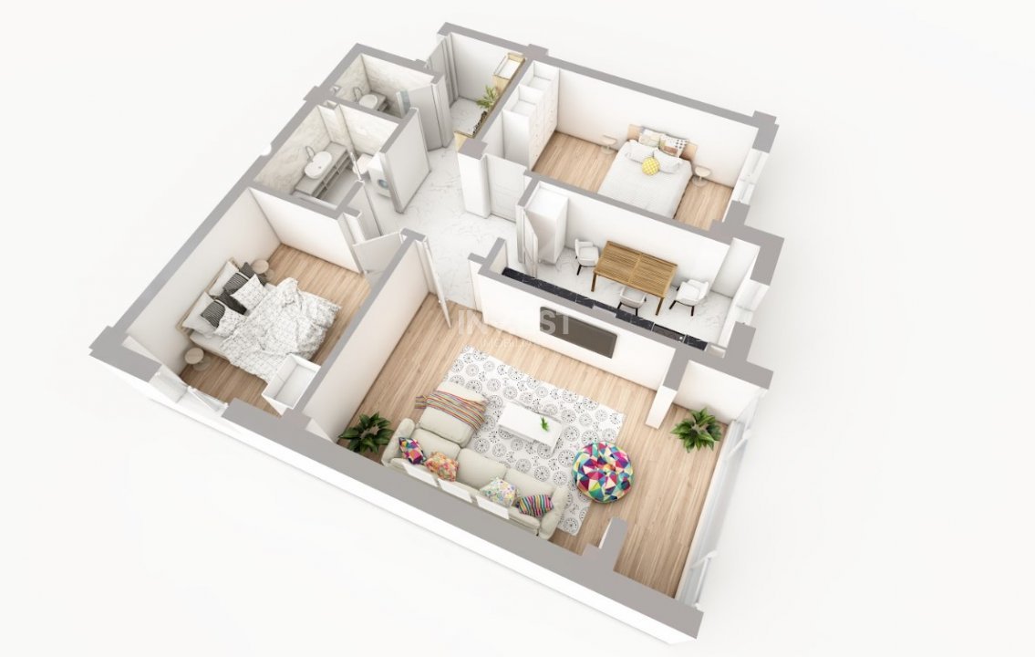 COMISION 0% ! 3 CAMERE BLOC NOU POPAS PACURARI - 5