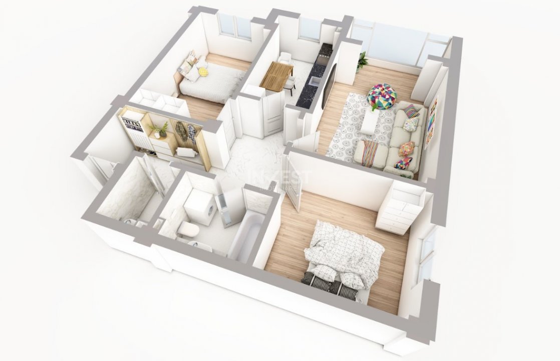 COMISION 0% ! 3 CAMERE BLOC NOU POPAS PACURARI - 6