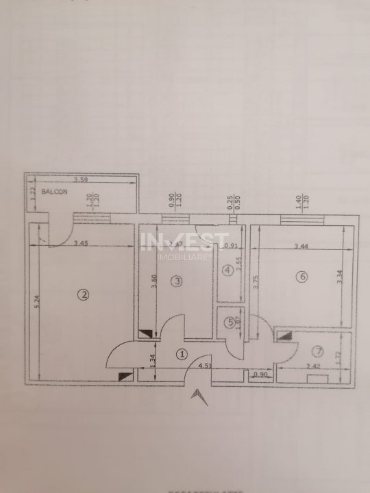 Apartament 2 camere, etaj. 2,  mobilat-utilat, Iasi - 6