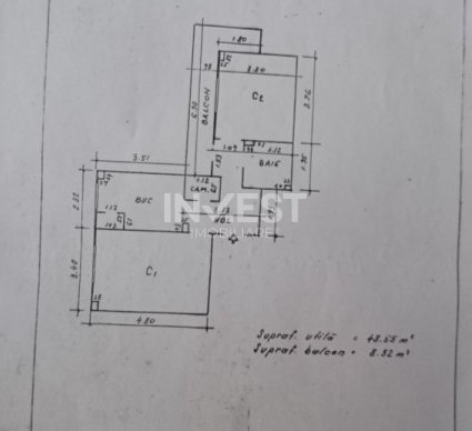 Apartament de vanzare 2 camere, decomandat, zona Pacurari - OMV, Iasi - 10