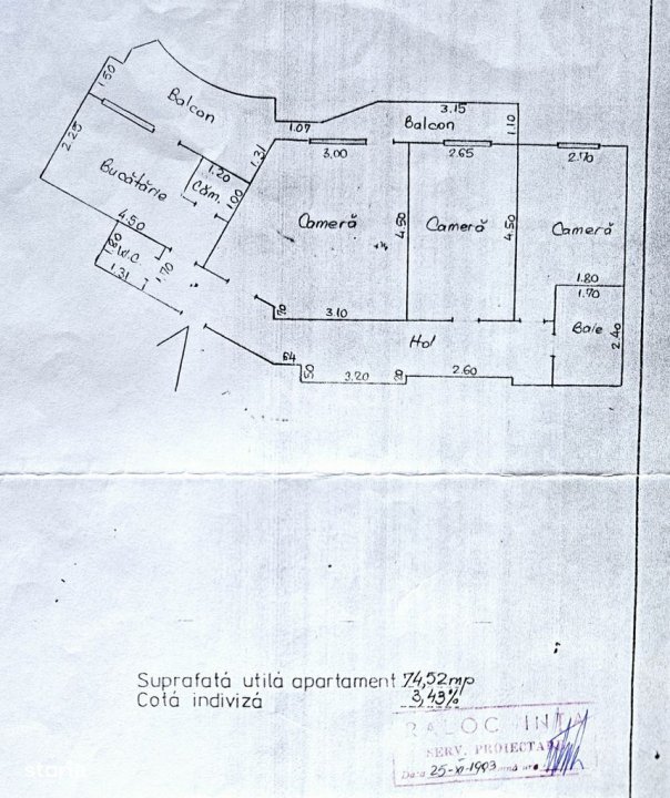  Apartament de vanzare, 3 camere si 2 bai, zona Gara - Mc Donalds, Iasi - 10