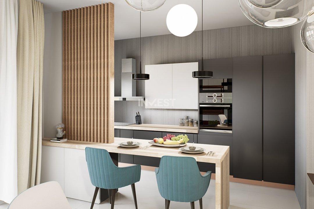 Apartament 1 cameră - spațios într-un complex rezidențial modern din Nicolina - 3