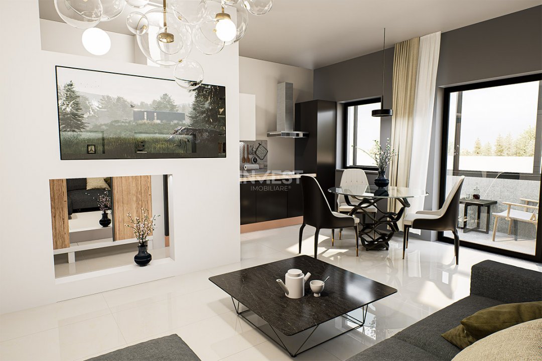 Apartament 1 cameră - spațios într-un complex rezidențial modern din Nicolina - 11