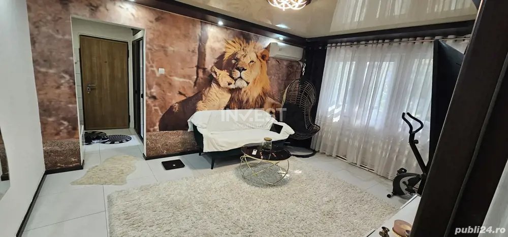 Apartament cu 3 camere de vanzare in zona Zimbru, renovat si mobilat  - 2