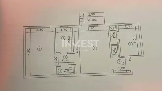 Apartament 2 camere - bloc fără risc - Podul de Piatră - 67.000 euro - 6
