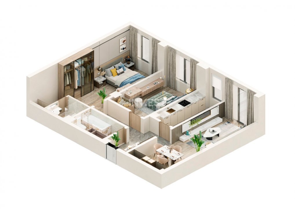 Apartament 3 Camere Decomandat, 85mp Bloc Nou - 2