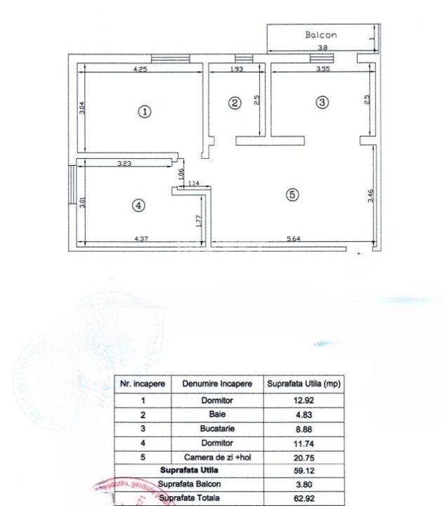 3 CAMERE ET.1 MOBILAT+ UTILAT MALL MOLDOVA - 10