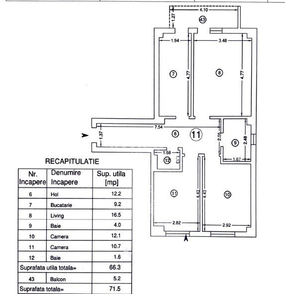 3 CAMERE 2 BAI DECOMANDAT 72 MP PACURARI KAUFLAND IASI - 13