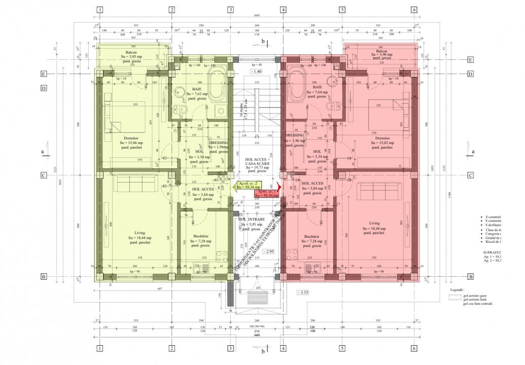 *TVA 21% INCLUS* Apartamente de vânzare cu 2 camere în Vișani - 6