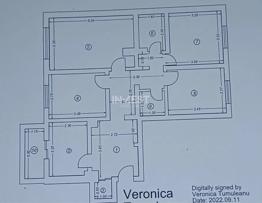Dacia- Apartament cu 4 camere,2 bai-85mp  - 6