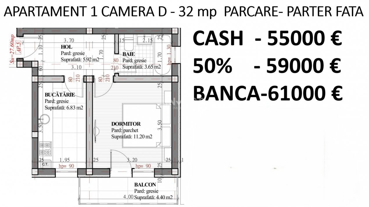 APARTAMENT 1 CAMERA DECOMANDAT, COMSION 0%, TVA INCLUS IN PRET , CARTIER ASTORIA - 3