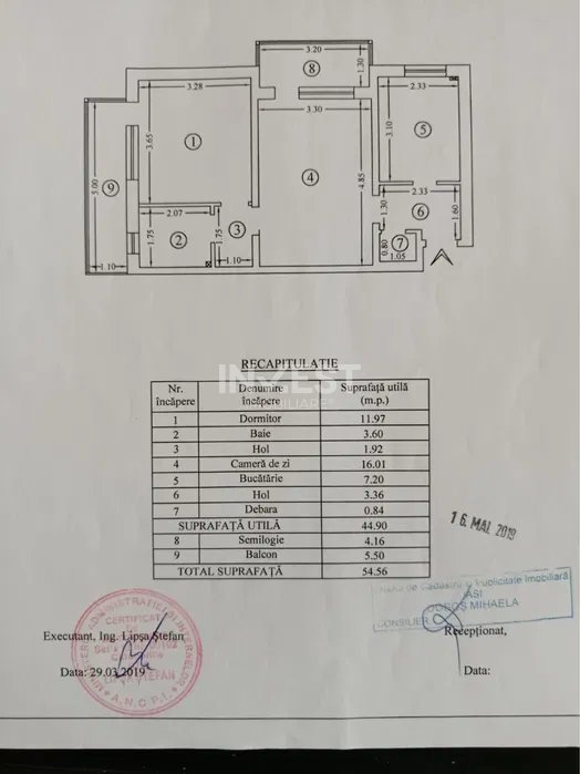 Apartament 2 camere-etaj 1-Podu Ros - 10