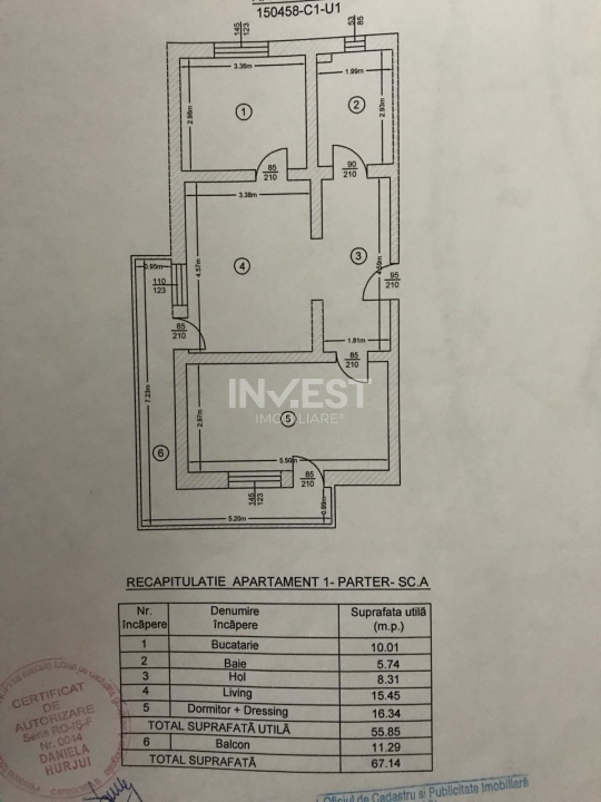 Apartament cu 2 camere- Zona Moara de Vant - 11