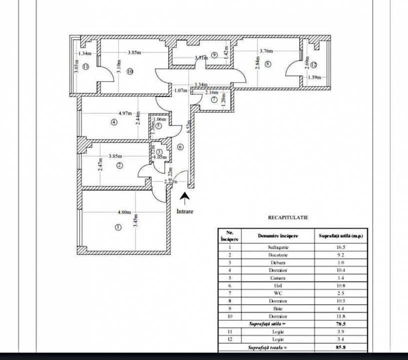 APARTAMENT-4 CAMERE-DECOMANDAT-GALATA - 15