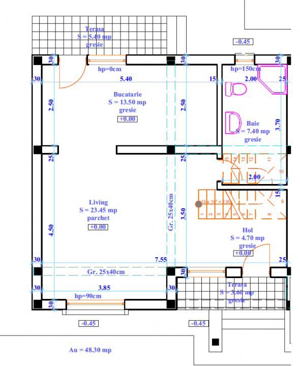 Casa de vanzare 4 camere. Mobilata. Valea Adanca- 900m de CUG - 11