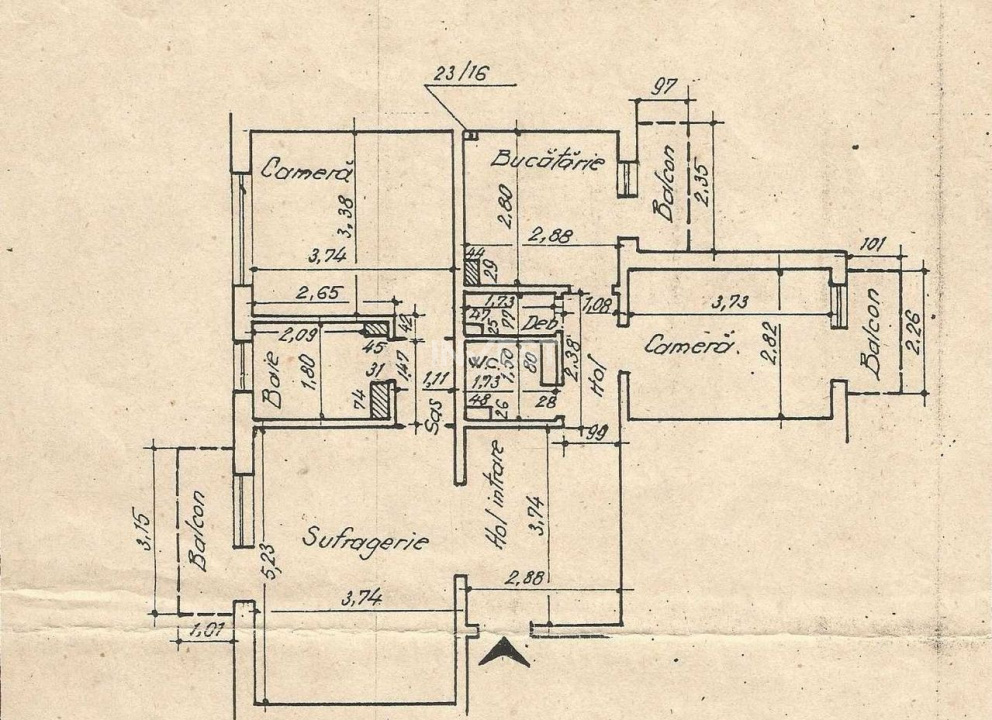 DE VANZARE-APARTAMENT 3 CAMERE-ZONA ZIMBRU TIGARETE - 8