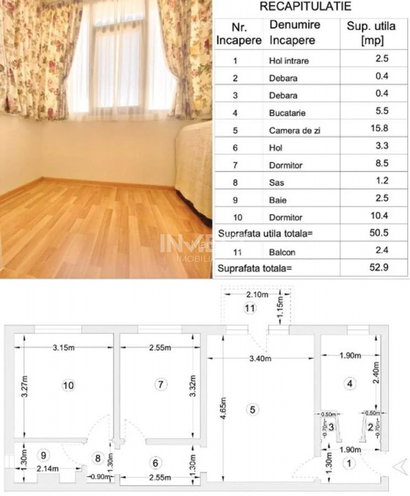 DE VANZARE-APARTAMENT 3 CAMERE-ALEXANDRU CEL BUN - 12