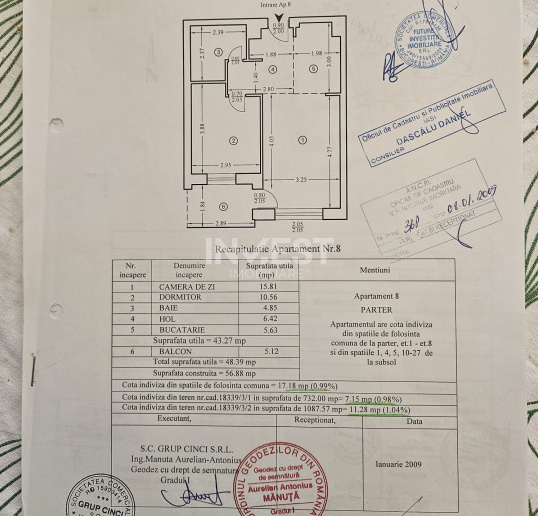 Apartament 2 camere-Bloc nou-Tatarasi - 7