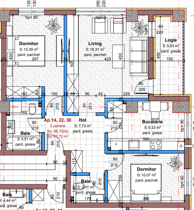 APARTAMENT DECOMANDAT, 3 CAMERE, ETAJ 1, VALEA ADANCA, COMSION 0% !!! - 1