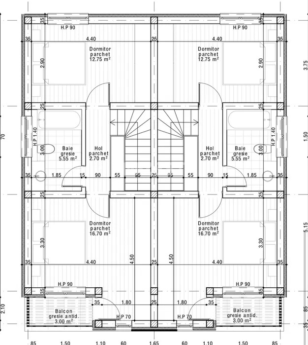 DUPLEX 3 CAMERE, 2 BAI, 250 MP TEREN, VOROVESTI-MIROSLAVA - 5